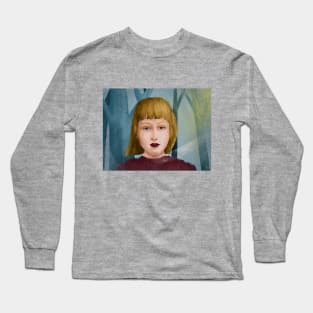 Woman in the forest Long Sleeve T-Shirt